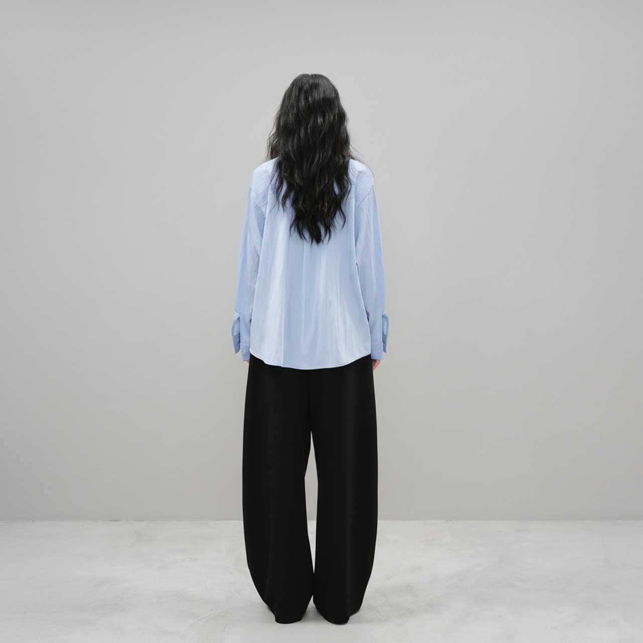 オーバーサイズ シャツ   1color  26007・画像8