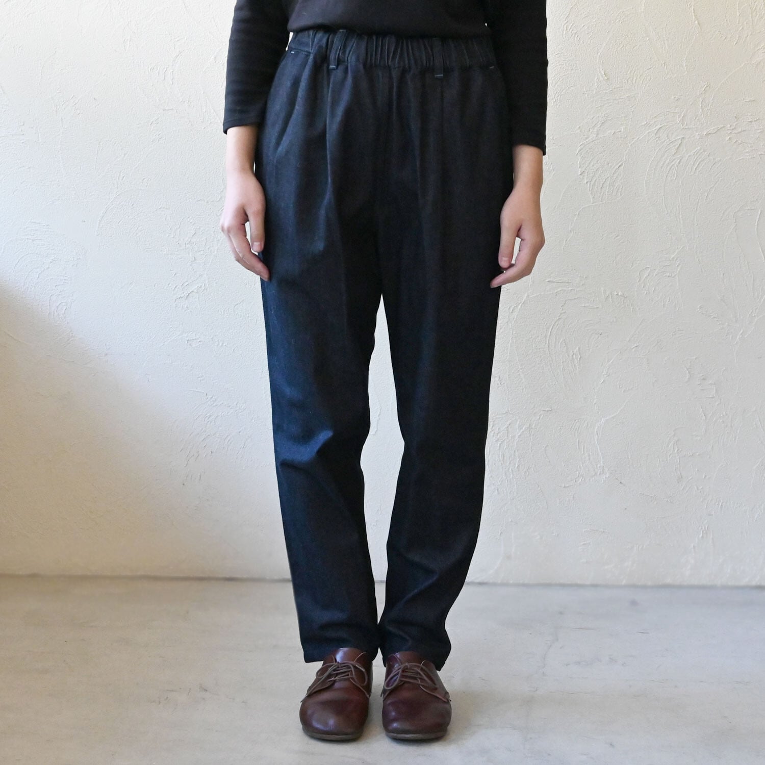 【sisam】オーガニックコットン デニム|namaste テーパードパンツ