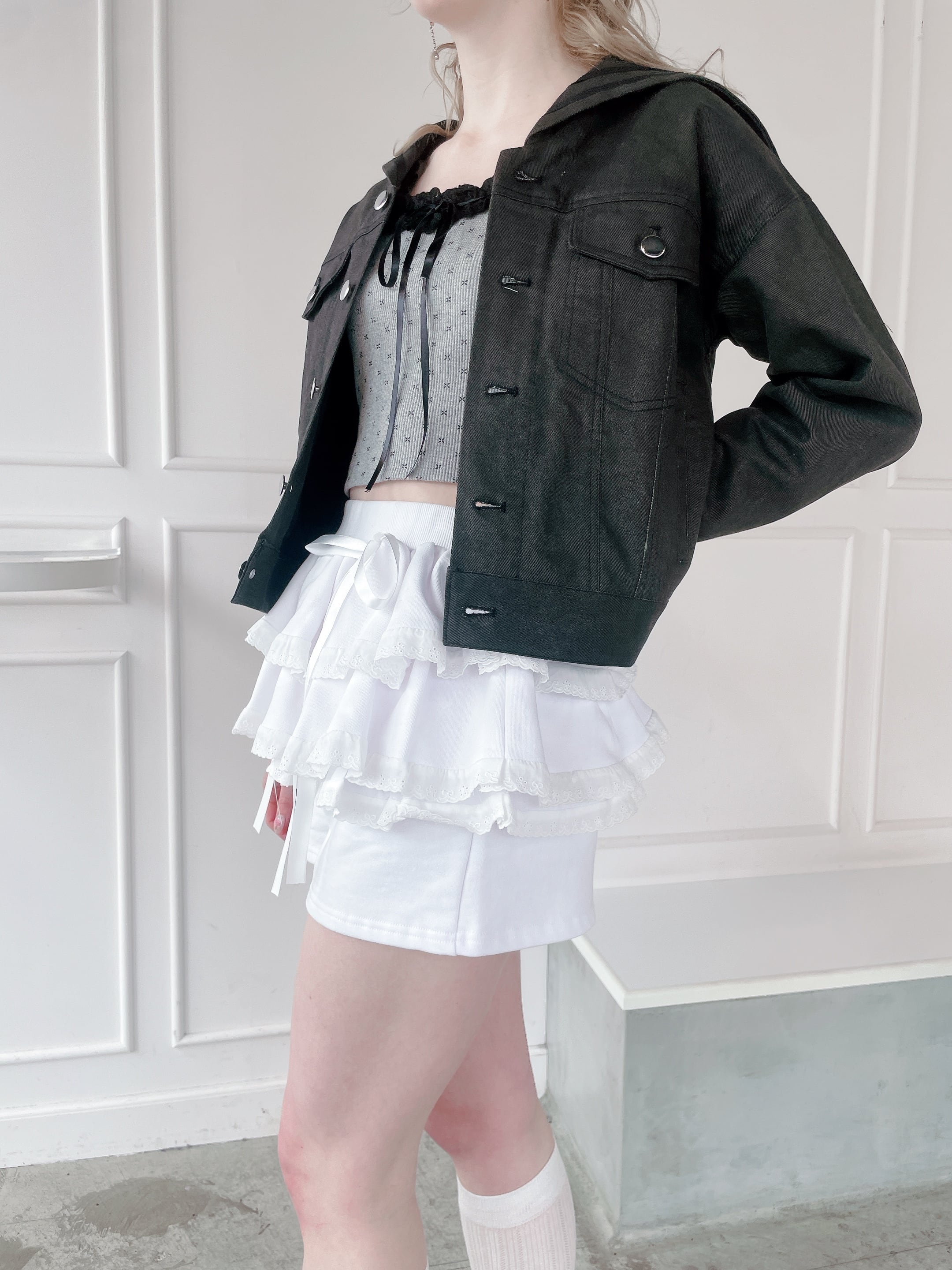 S/S ペプラムスウェットレースショートパンツ | lilLilly official