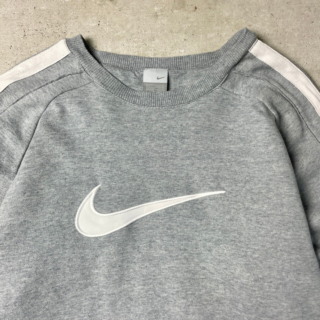 00年代 NIKE ナイキ ビッグロゴ サイドライン スウェットシャツ メンズ 