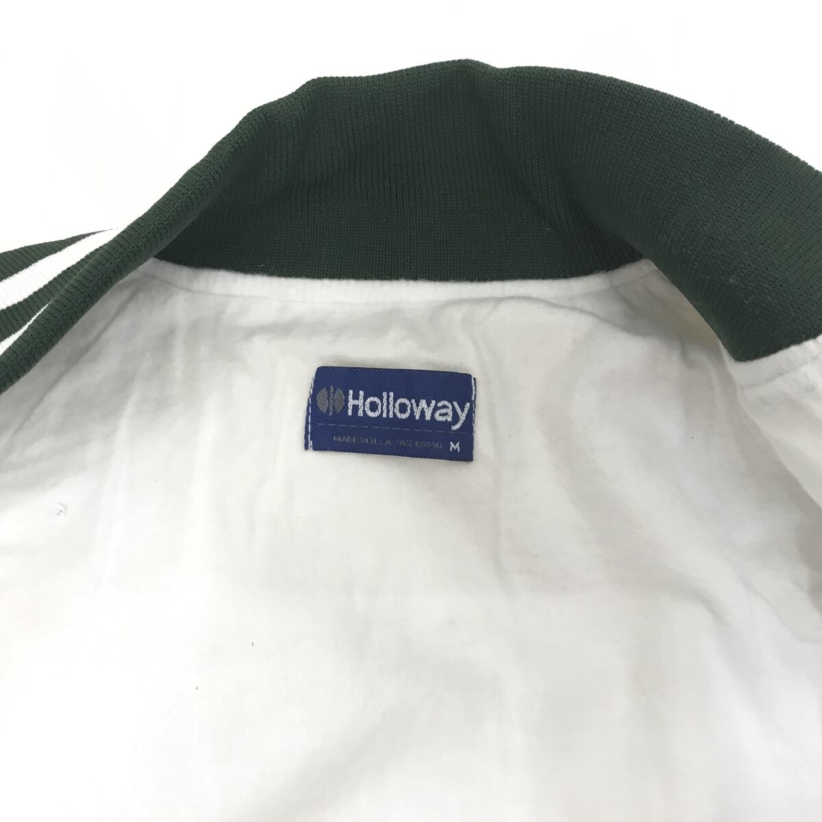 90s USA製 希少XLサイズ　HOLLOWAY ホロウェイ　スタジャン