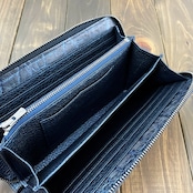 エレファント 長財布 クリスタルブルー