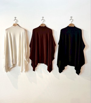 再入荷！！【RILATO】ハイネックニットポンチョ