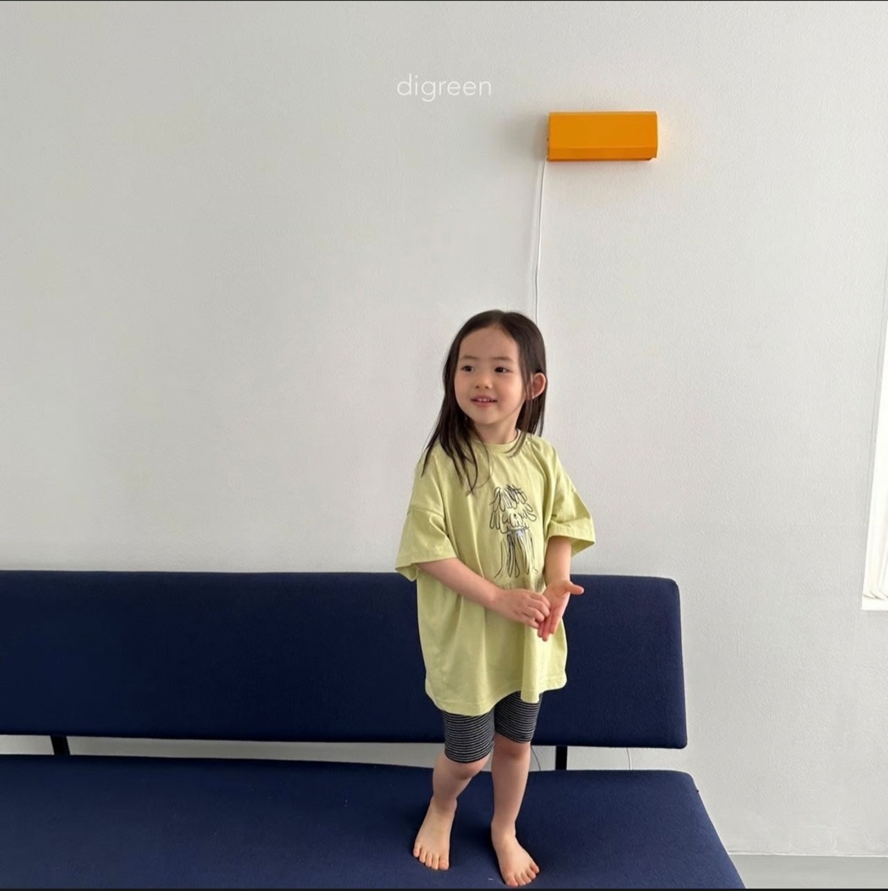 【Digreen ディグリーン】BEST FRIEND Tシャツ 85~120cm ライトグリーン 240516 - 10