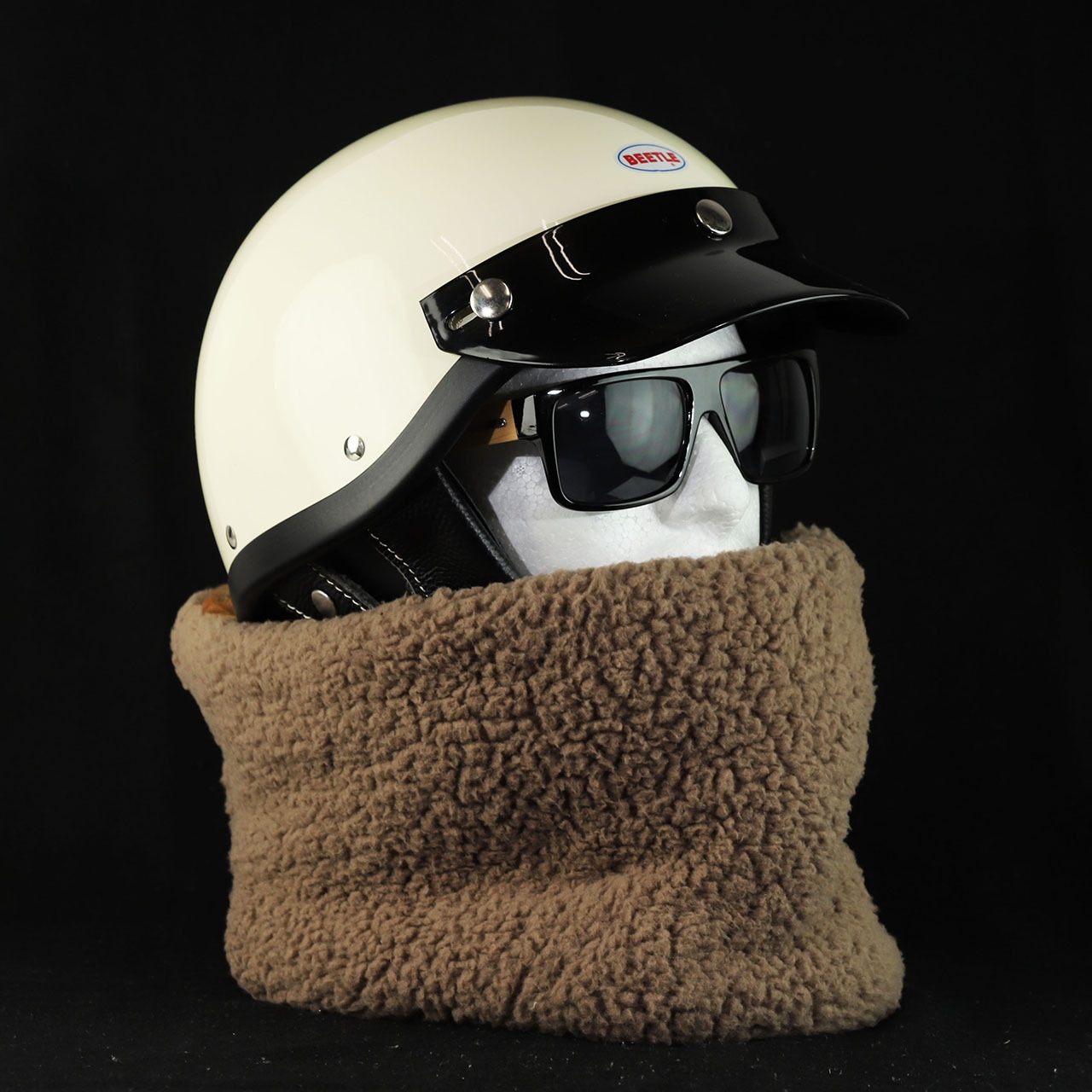 ROBIN NECK WARMER /タータンチェック(YELLOW)&ブラウンファー