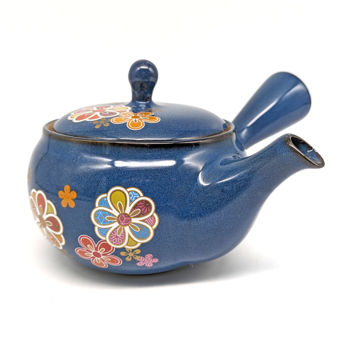 急須・花柄・焼物・陶磁器・No.240606-20・梱包サイズ60 | リサイクル 
