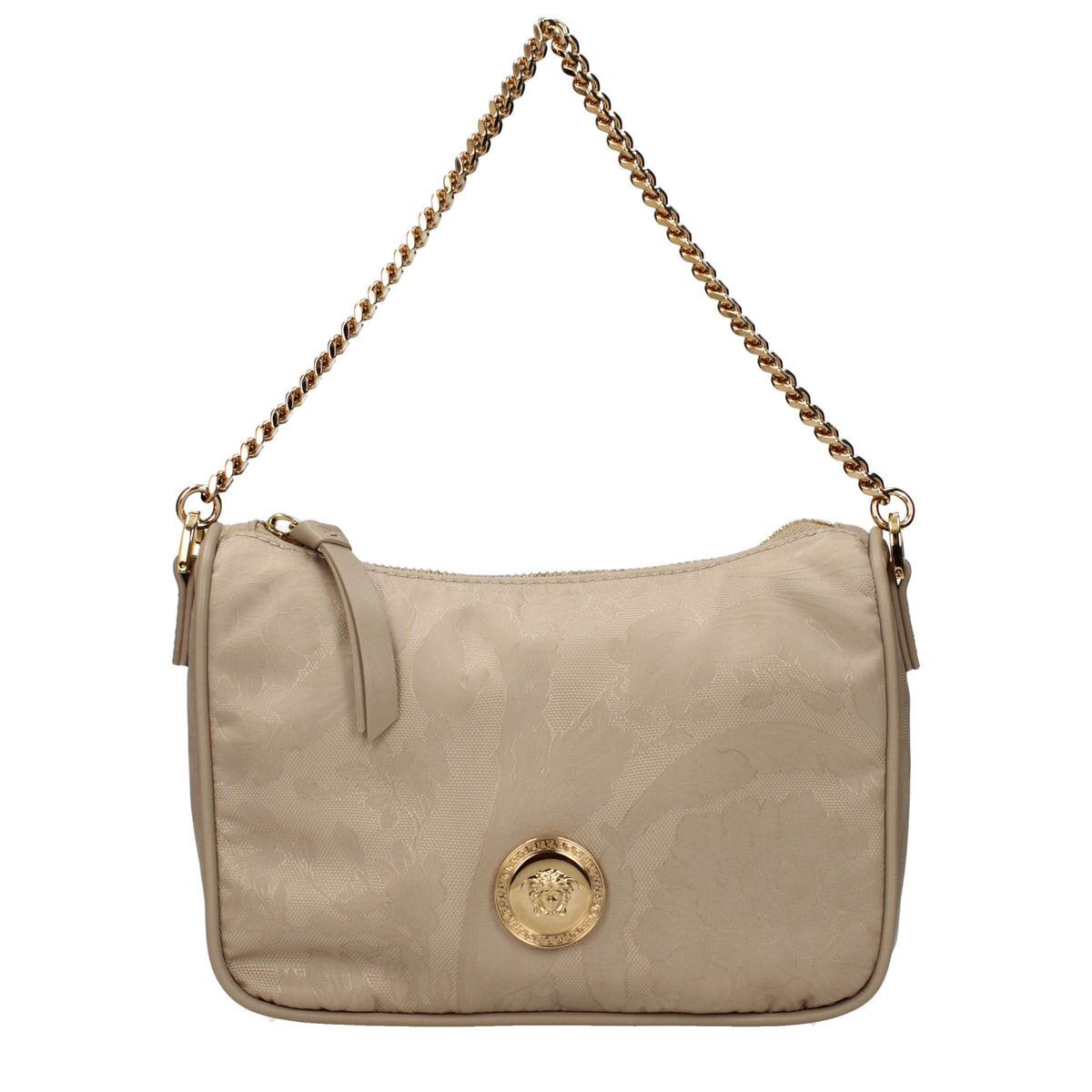 【新品】VERSACE ヴェルサーチェ レディース ハンドバッグ ファブリック ベージュ 10126461A133041KD4V
