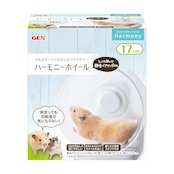 ジェックス Harmony ハーモニーホイール 静音べアリング構造 クリアカラー ハムスター・小動物用 17cm