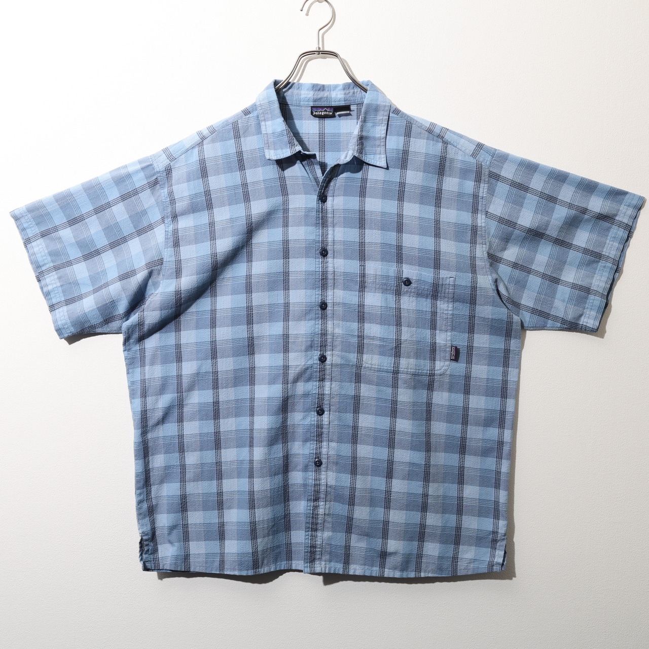 美品 XL 03年 Puckerware Shirt Patagonia パッカーウェアシャツ パタゴニア  シアサッカー