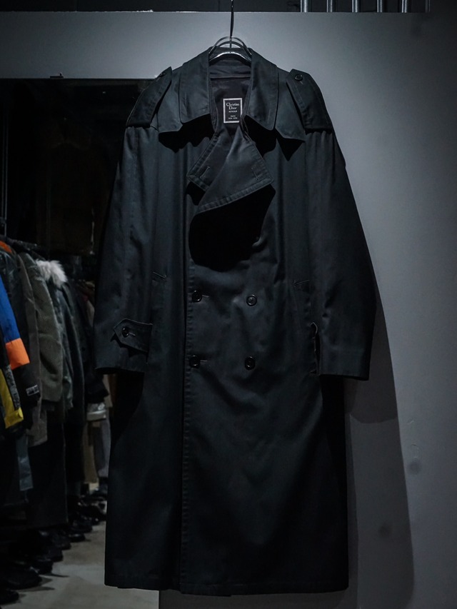 【add (C) vintage】"Christian Dior" "完品" Trench Coat