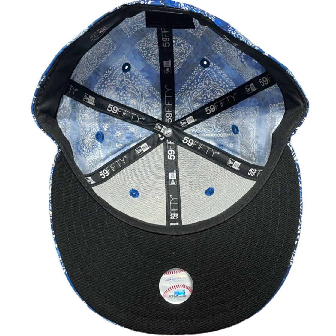 NEW ERA LOS ANGELES DODGERS ペイズリーバンダナ柄ベースボール 