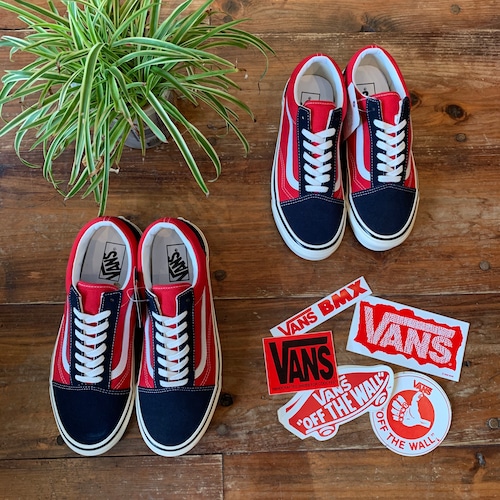 Vans Anaheim Factory "Style 36 DX Oldskool" Red x Navy