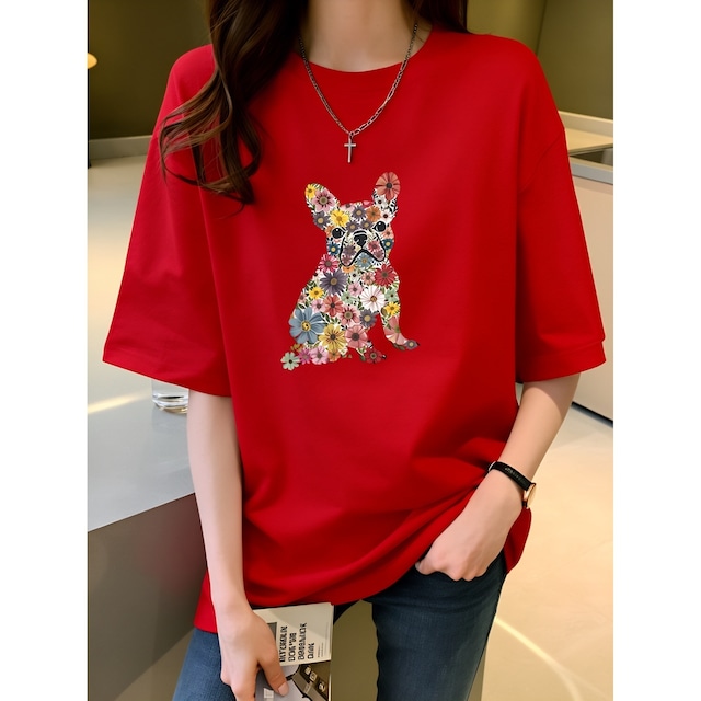 T-shirt　-bloom flower-　　t-item-0054