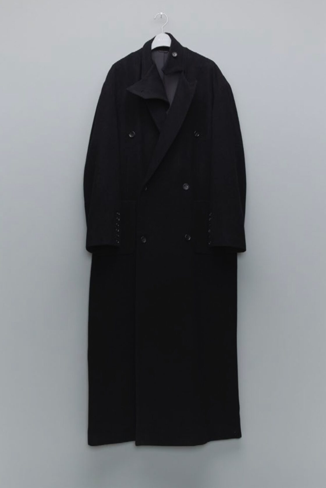 24AW】MASU BAT COLLAR OVER COAT (BLACK) MPFW-CT0224 | Pay ID