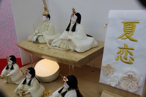 木目込人形　compact  五人飾り「雪愛」一秀作