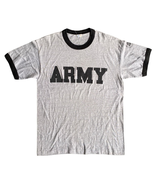 Vintage 80-90s L ringer T-shirt -ARMY-