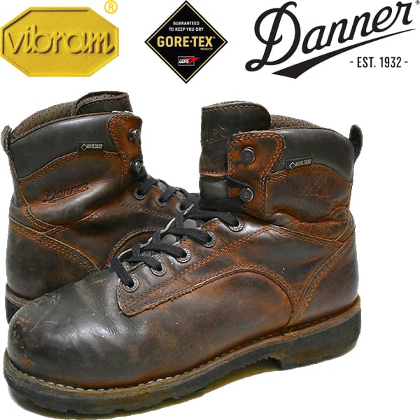 Danner ワークブーツ 黒/茶 1点物◇ダナーDANNER茶ワークブーツ16283古着メンズ27レディースOK