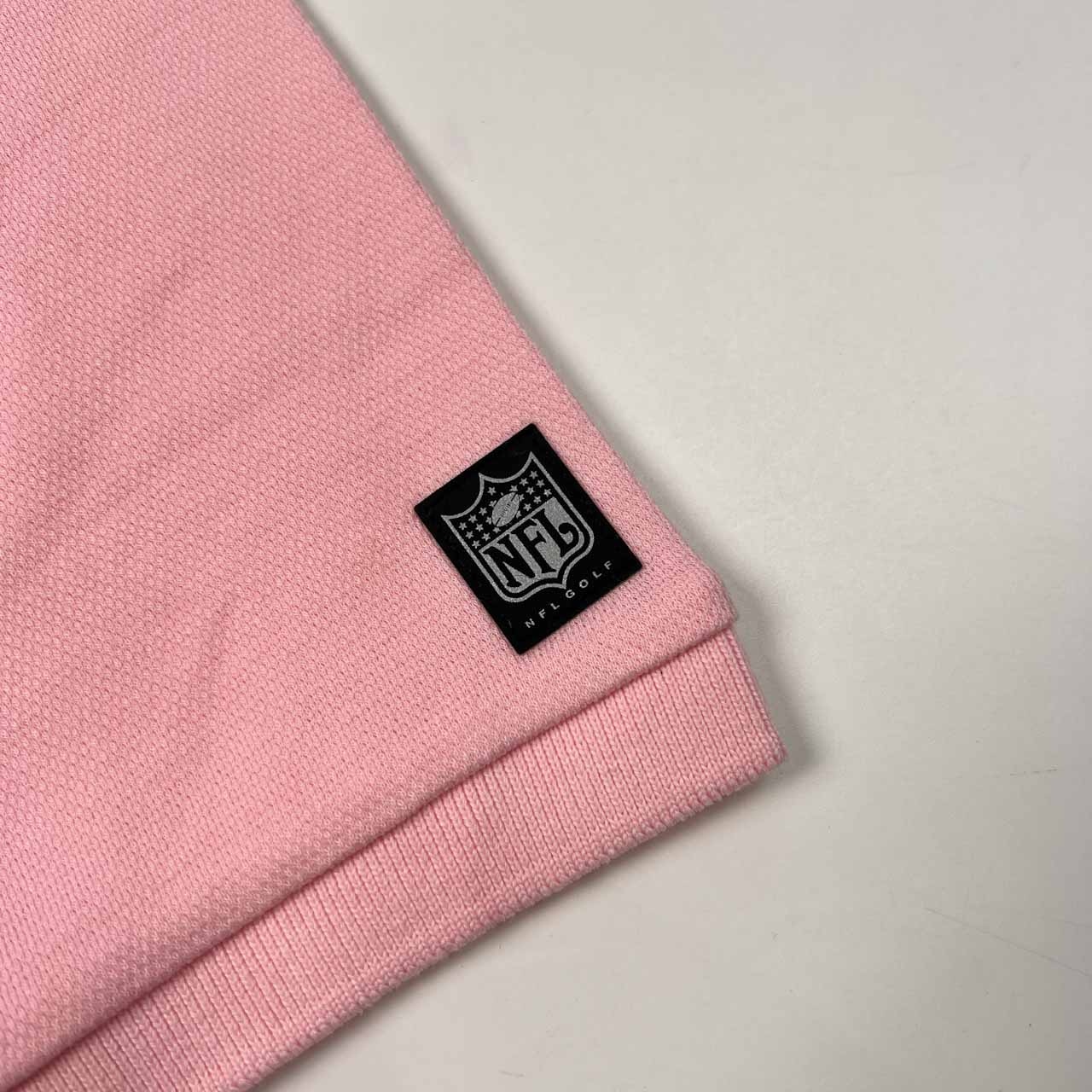 タグ付き 未使用品 NFL GOLF エヌエフエル ゴルフ 半袖 ポロシャツ サイズ LL /ピンク/アメフト