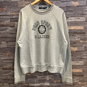 POLO SPORT LIGHT WEIGHT LOGO SWEAT SHIRT 1990'S OLD