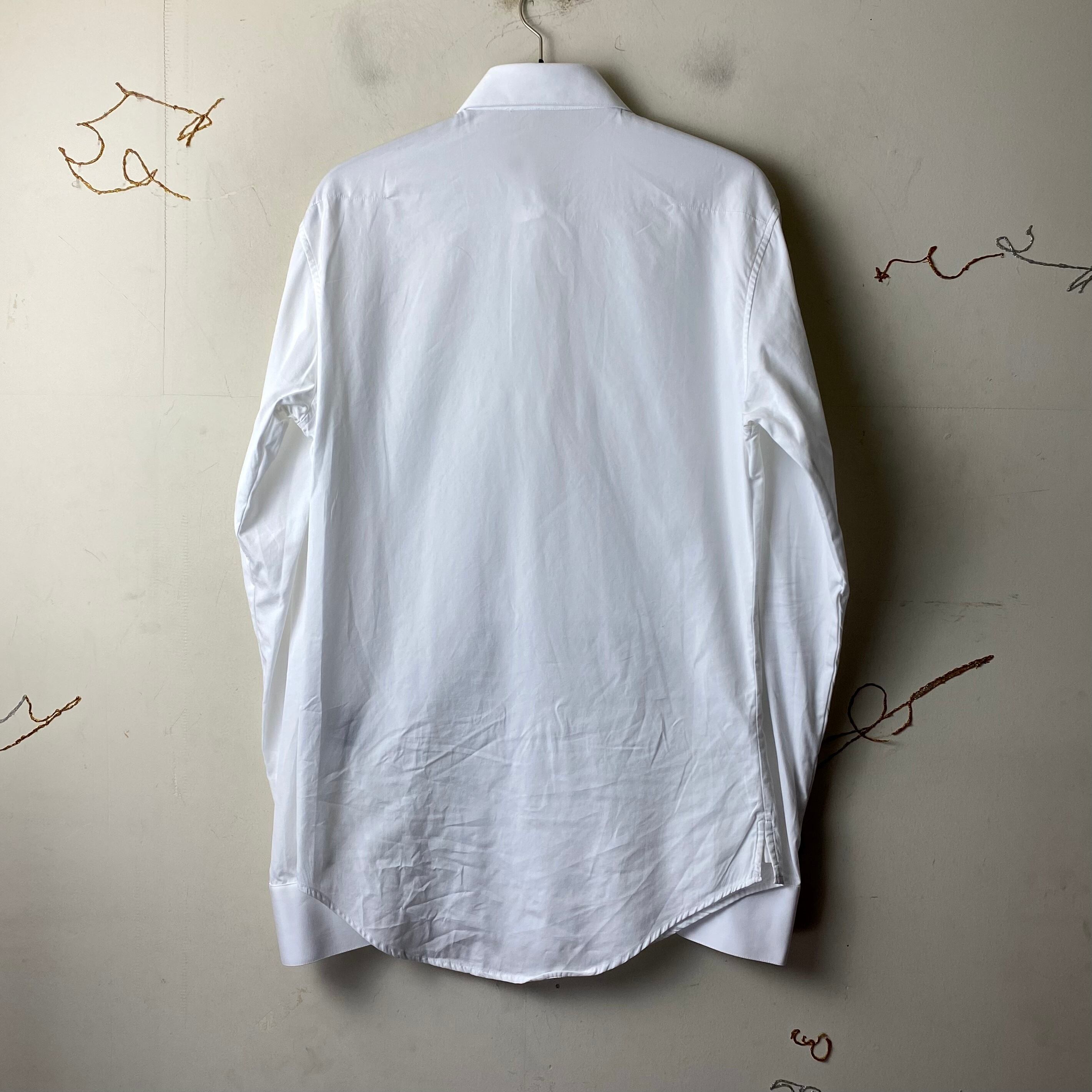 2006AW DIOR HOMME panel switching design white shirt | NOIR ONLINE