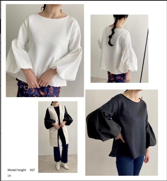 人気再入荷★【SELECT】バルーンスリーブPO