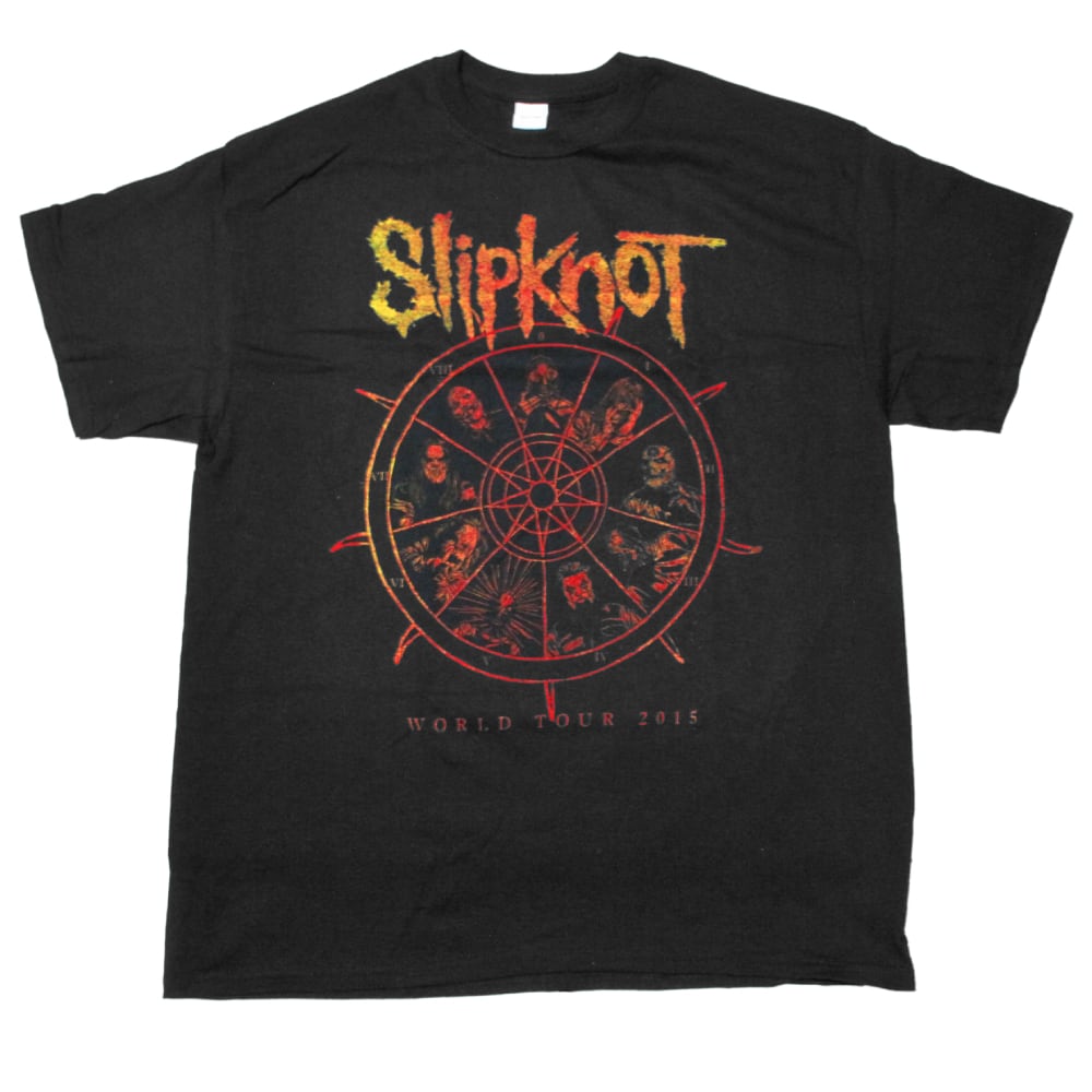 Slipknot（スリップノット）- World Tour 2015 Tシャツ | 海外