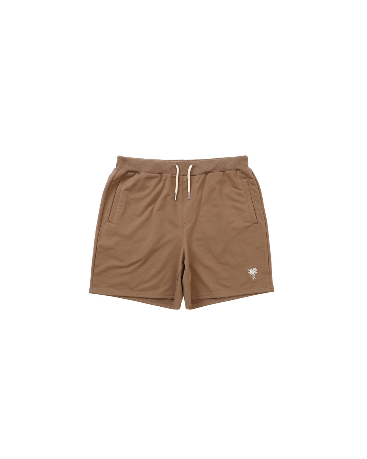 【#Re:room】BOUQUET ICON EMBROIDERY SWEAT SHORTS［REP318］
