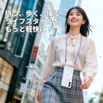 Hy+ Galaxy A25 5G ケース SC-53F / SCG33 対応 MagSafe ケース 耐衝撃 クリア ハイブリッド 背面ポリカーボネート 側面TPU 薄型 軽量 ショルダーストラップ対応 取り外し可能パーツ付き 透明クリア