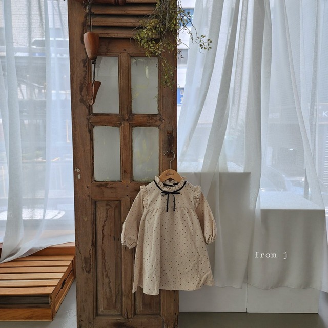 【即納】<FromJ>  Pure frill dress