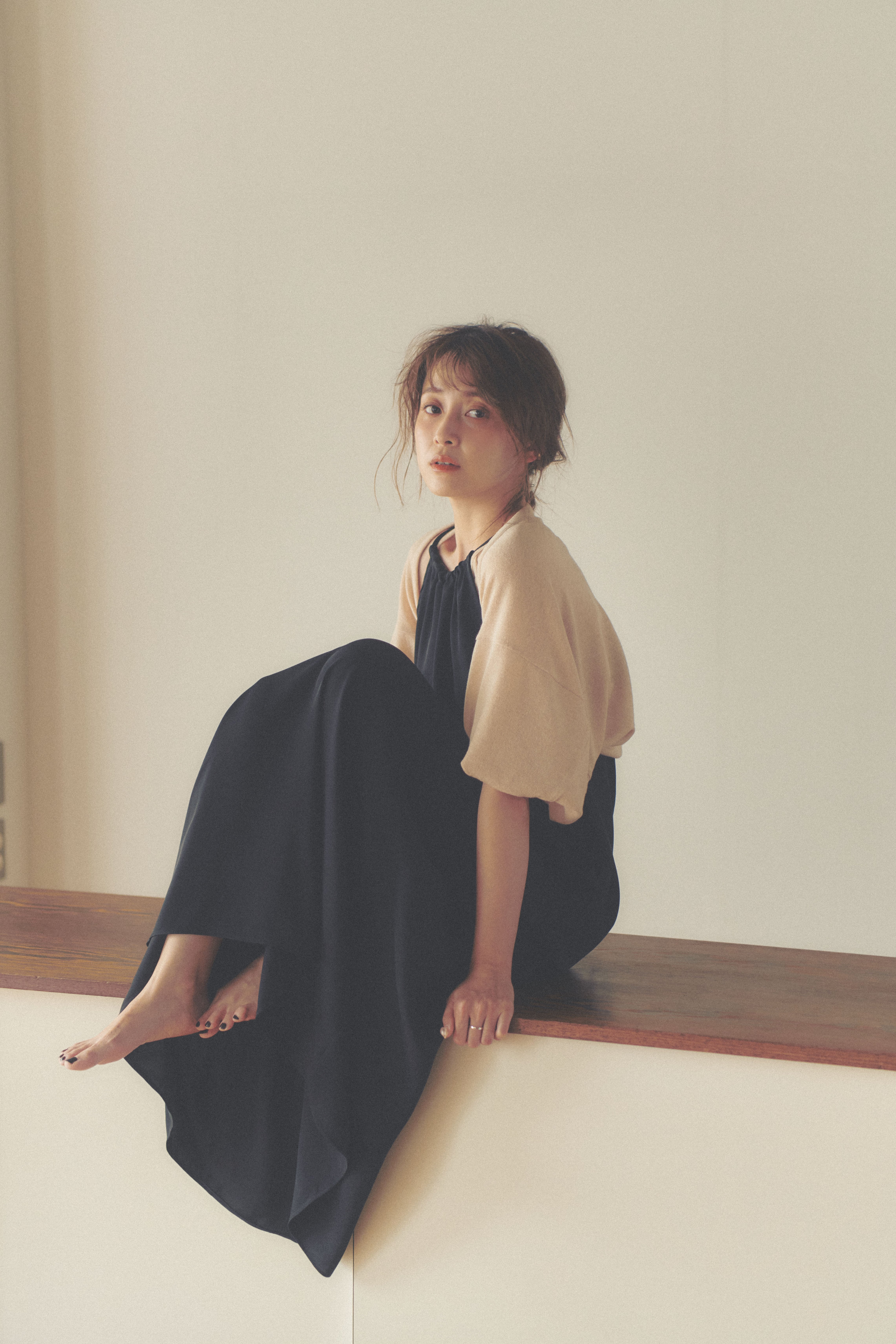 アンサンブル ボレロ｜ベージュ | tof`em online store