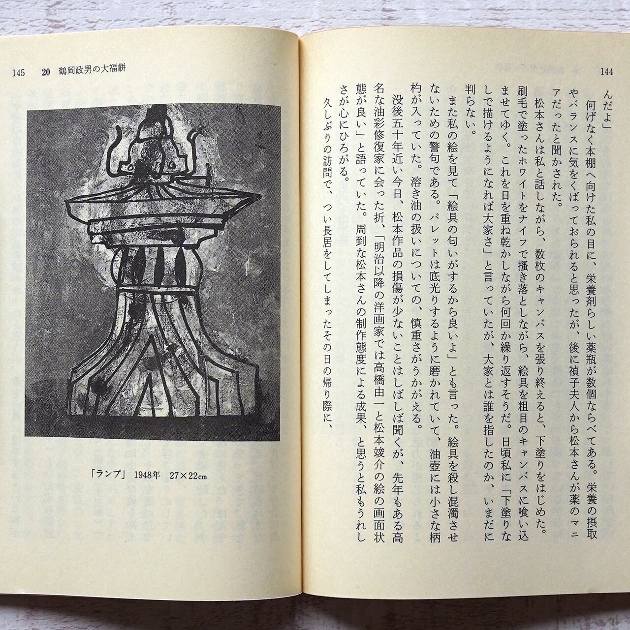 青い絵具の匂い ー松本竣介と私(中公文庫) 中野淳 | タイムカプセル