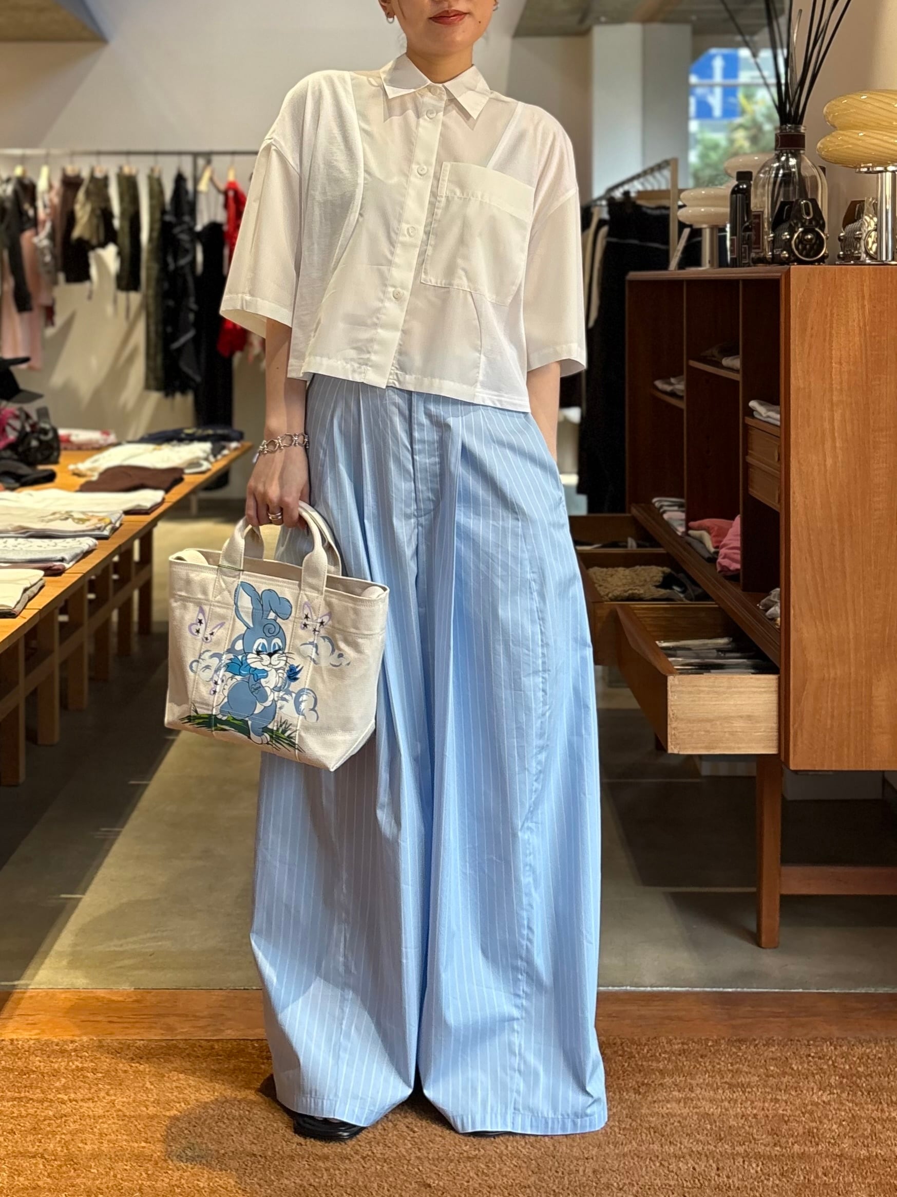 26AW】nagonstans ナゴンスタンス / シャツ / flowline shirt | TRENT
