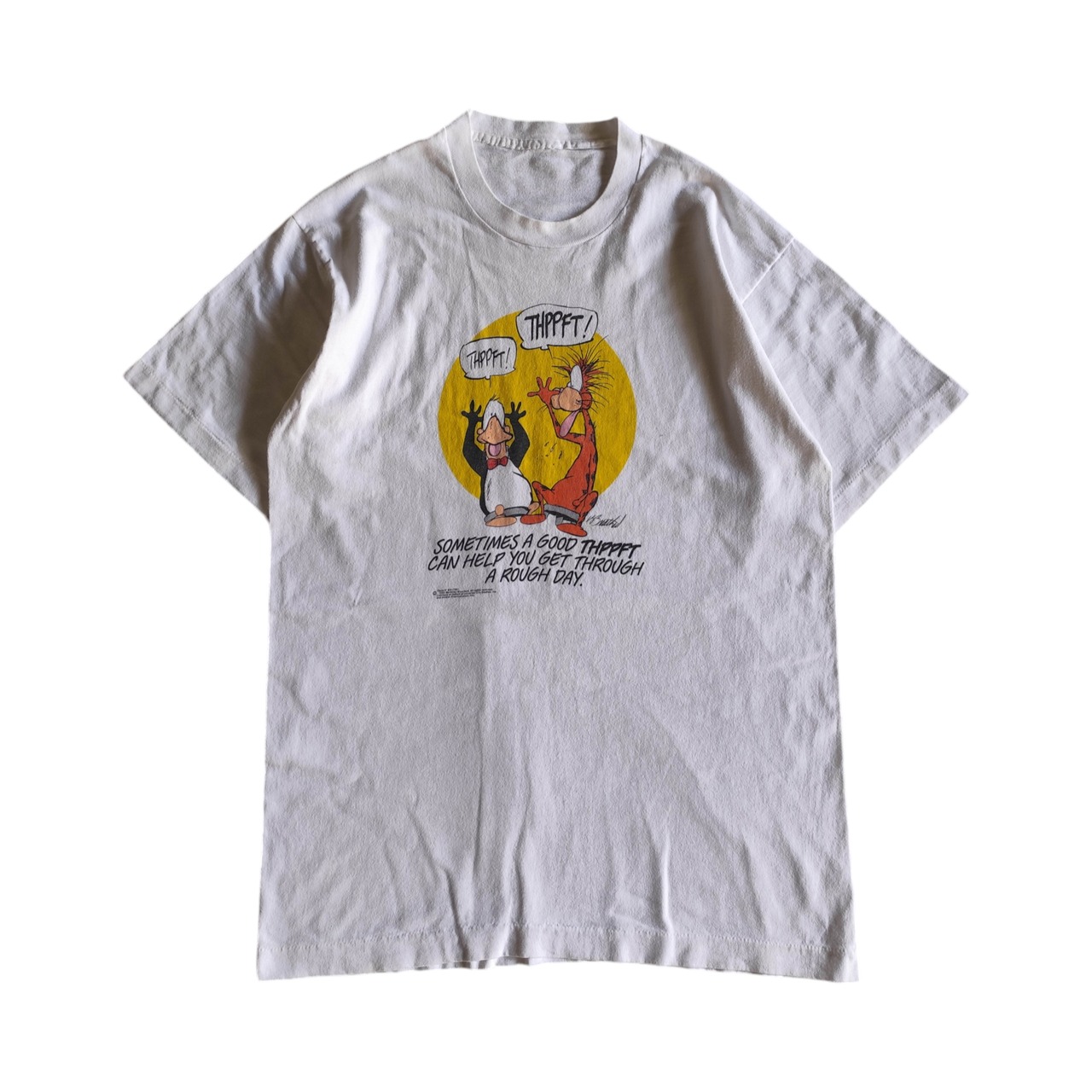 90's vintage Bill the cat 半袖Tシャツ　プリント
