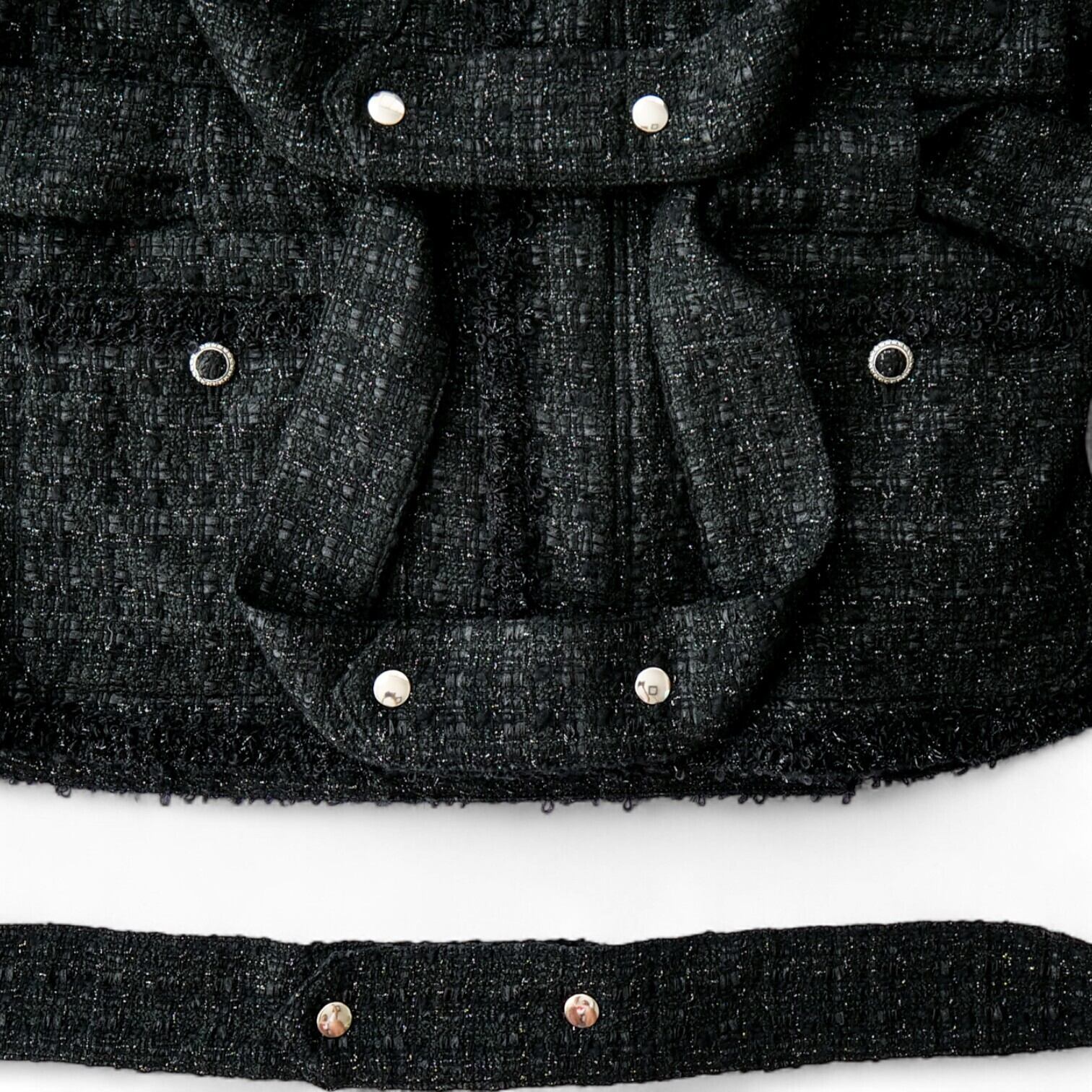 el conductorH コンダクター ミックスツイード ボンデージ ジャケット