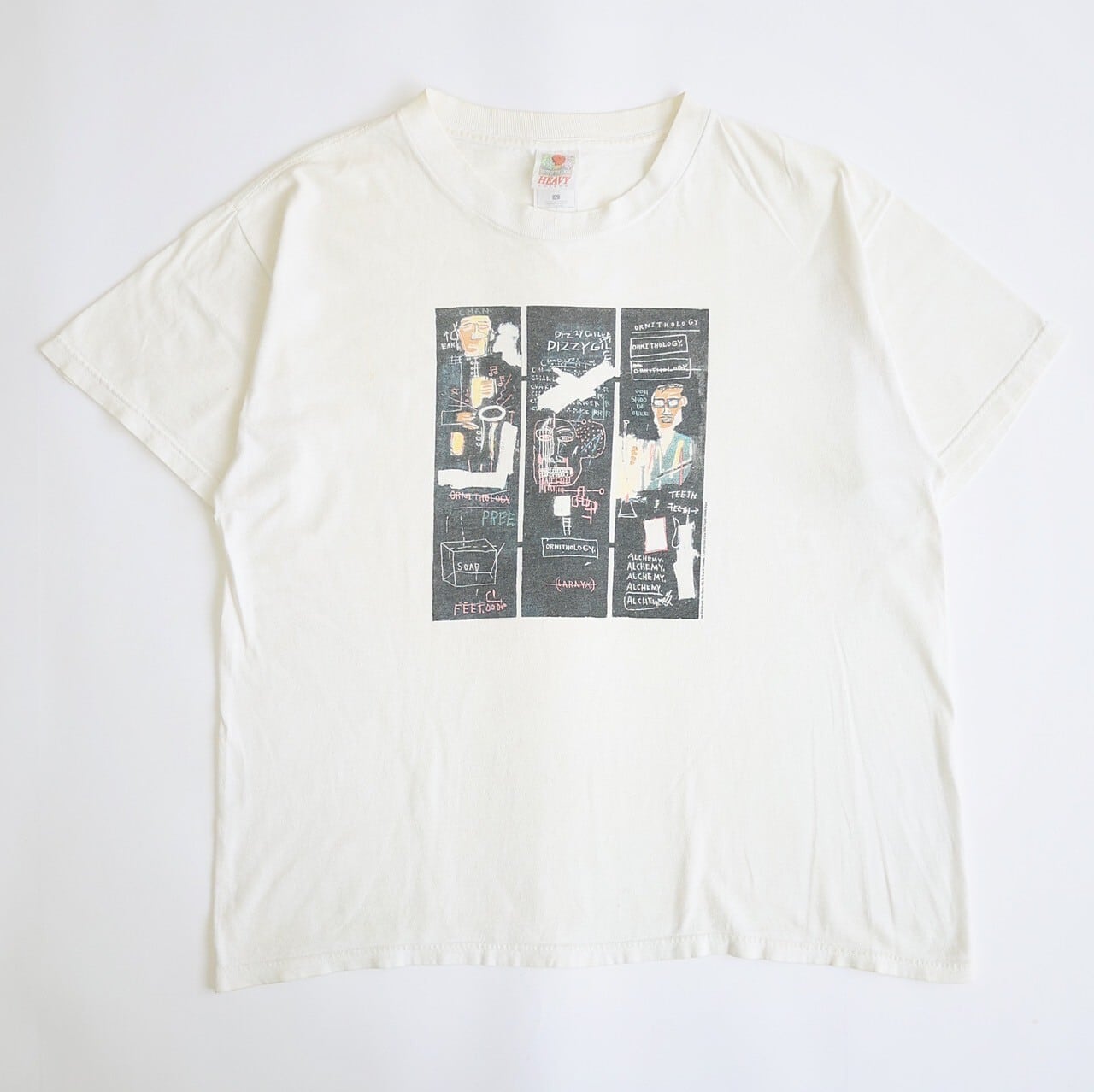 2000 JEAN MICHEL BASQUIAT HORN PLAYERS ART TSHIRT