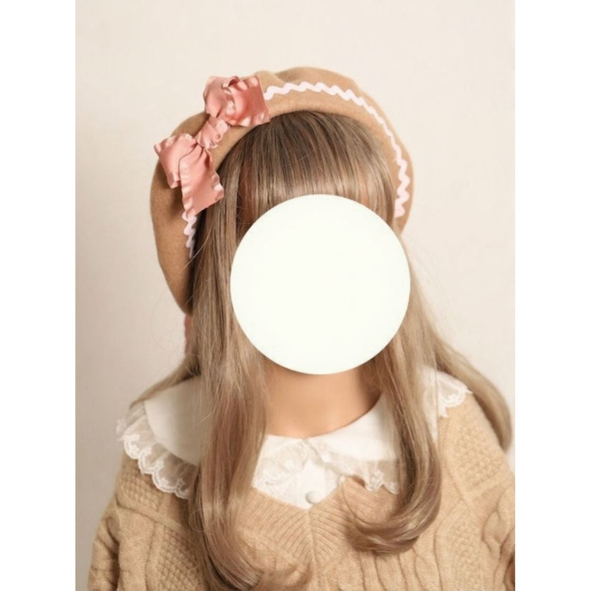 全22色】バックロングリボン付きベレー帽 | Maiden's Rêve