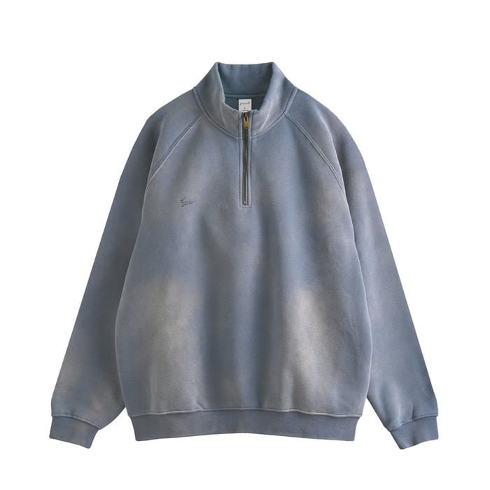 【美品】BLINK 日本製 2024AW ピグメント スウェット カーディガン 美品】BLINK 日本製 2024AW ピグメント スウェット カーディガン