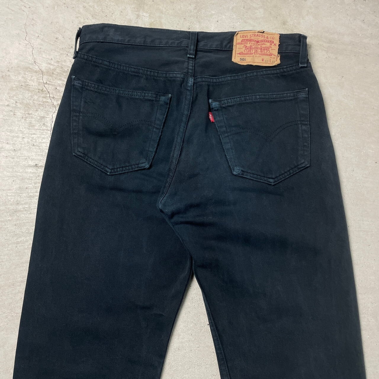 90年代 フランス製 Levi's ユーロリーバイス 501 ストレート ブラック