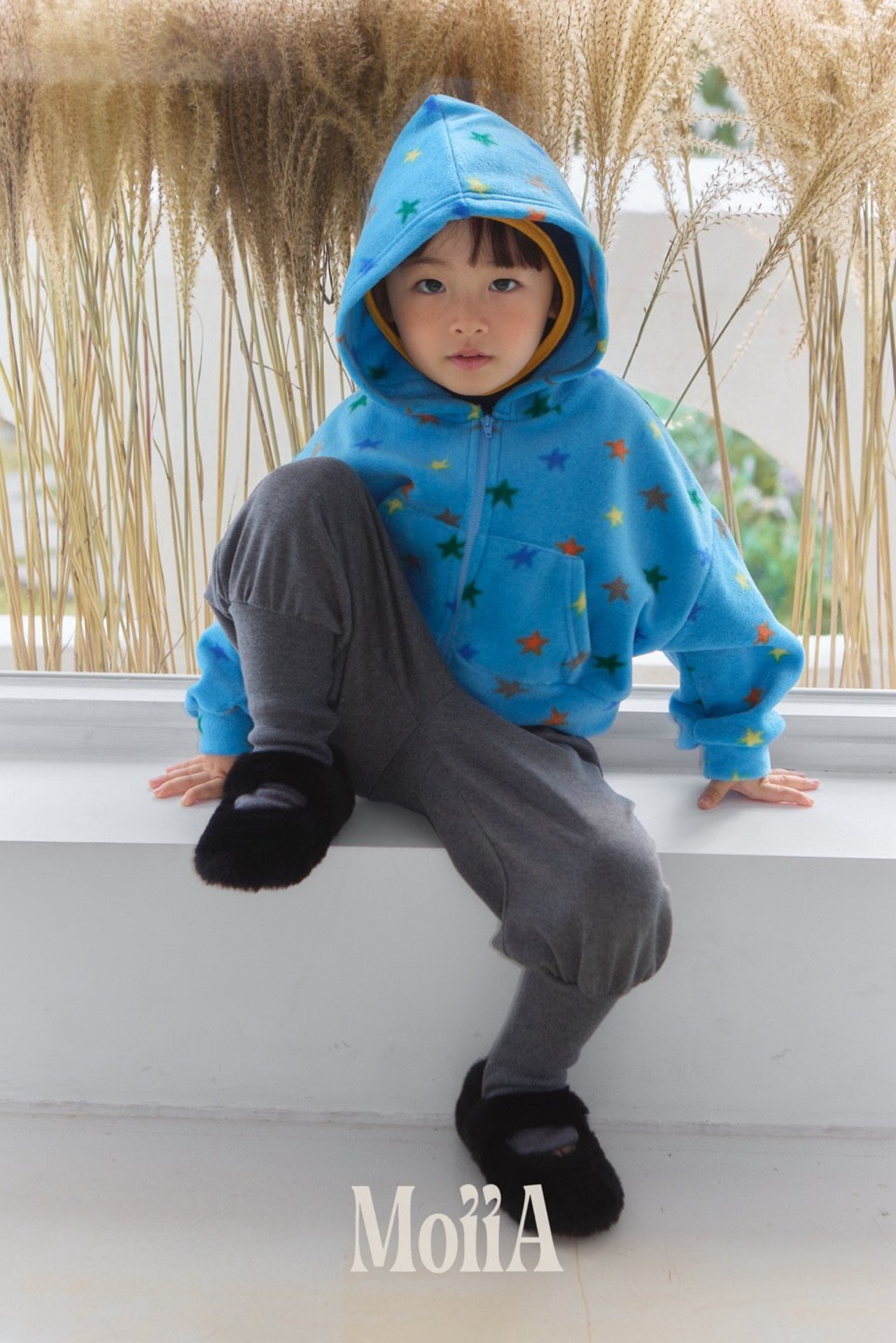 Moiia［取寄］star hood zipup 26winter