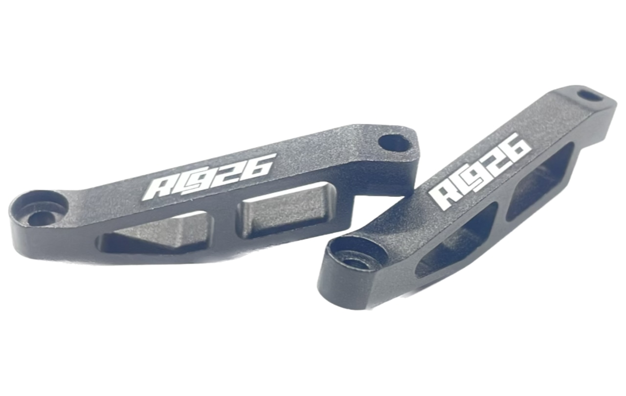RC926】RDX用アルミシャーシブレース(2個入り)マットブラック KN RC926】RDX用アルミシャーシブレース(2個入り)マットブラック KN