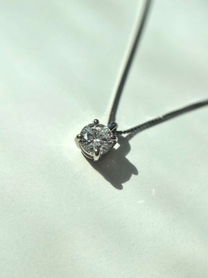 0.3ct一粒ダイヤネックレス