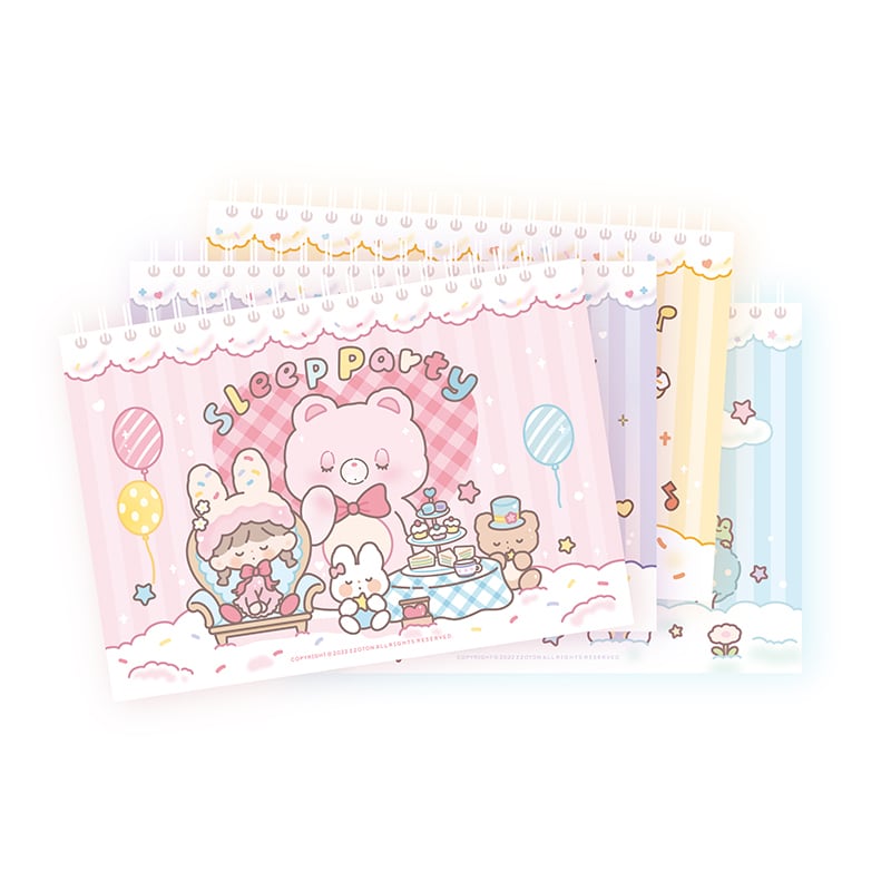 MO225 Molinta【ゆめかわ 阿卓梦幻B5】シール帳／剥離紙帳 4種