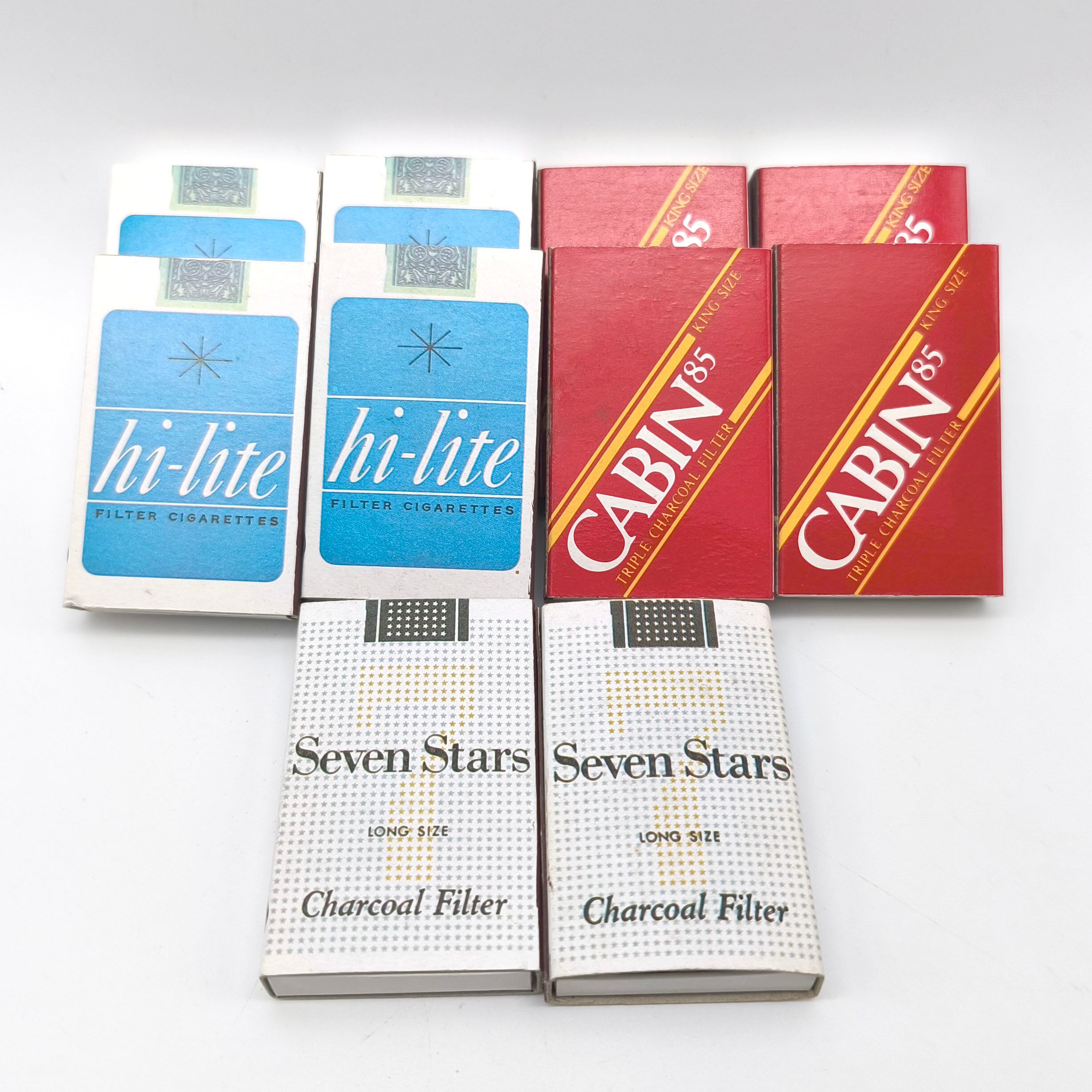 昭和レトロ・マッチ箱・10箱セット・タバコ柄・No.250523-02・梱包