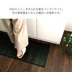 ひんやり竹製PU塗装フロアマット - 17mm無垢竹ヒゴ使用の環境に優しいデザイン