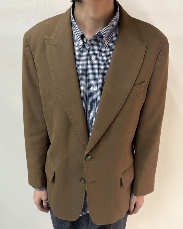 【Maison Margiela】peaked lapel single tailored jacket