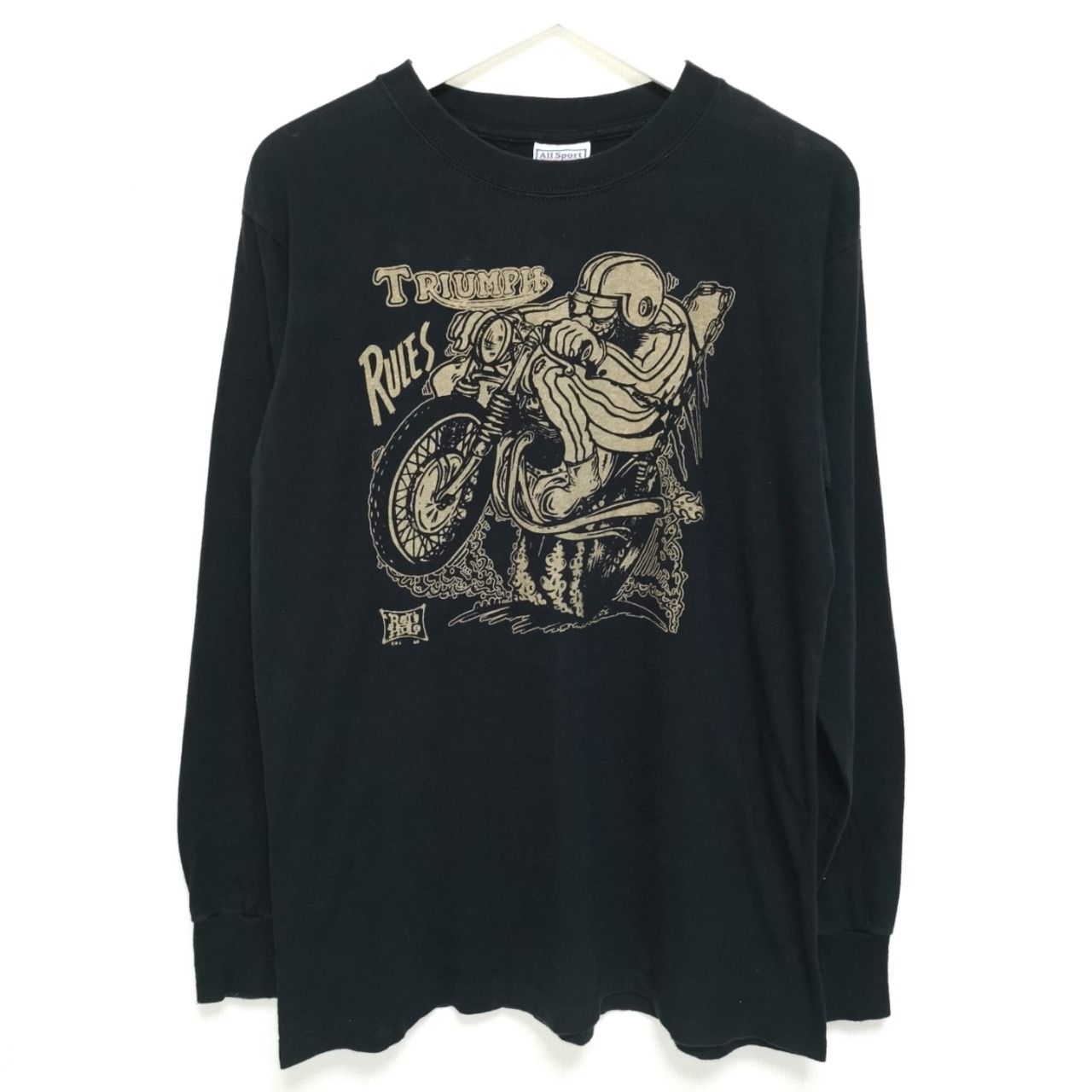 送料無料 M 90s TRIUMPH ラットフィンク RATFINK ロンT USA製 | neggycmart
