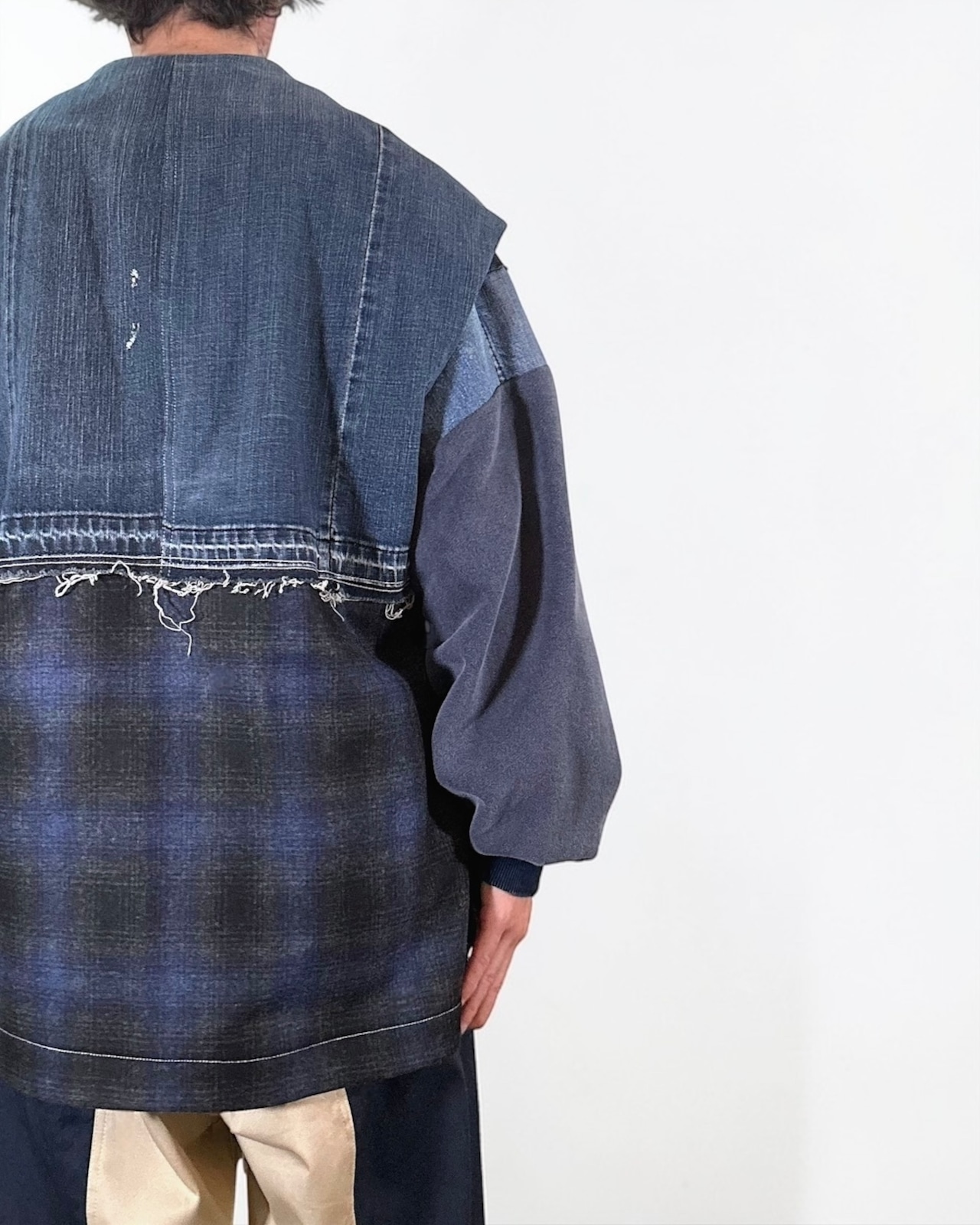 MK27A-V-01  CLOAK-VEST  #BLU  TYPE２