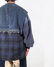 MK27A-V-01  CLOAK-VEST  #BLU  TYPE２
