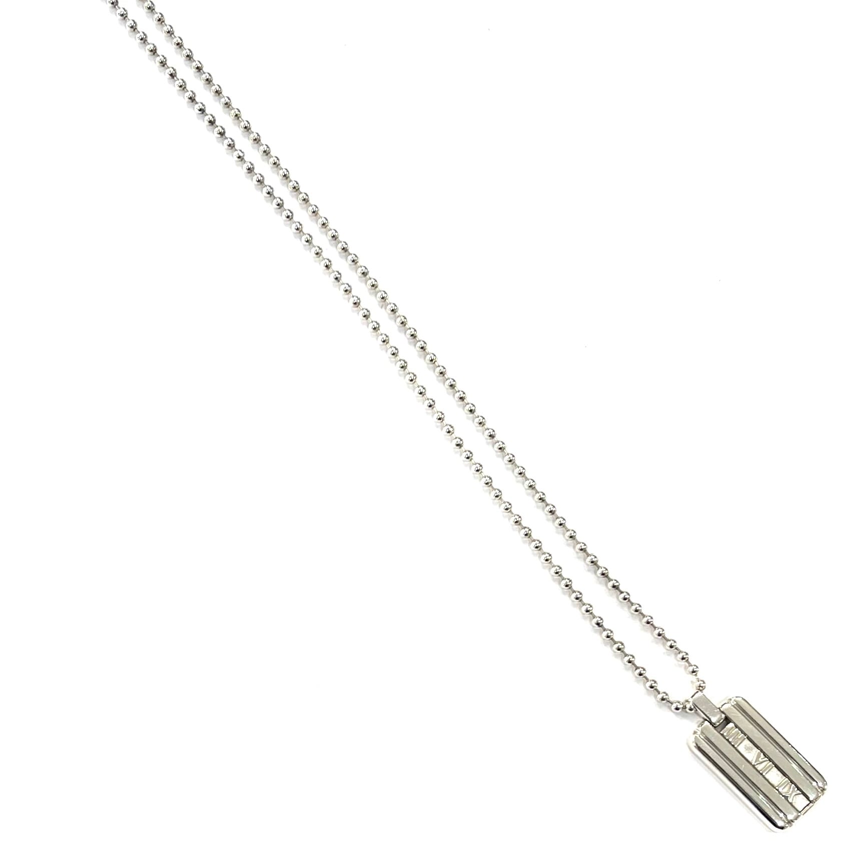 TIFFANY & Co.】T2796 ティファニー アトラス バー ネックレス SV925