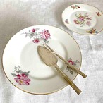 コンポティエ　リモージュ 花柄　脚付きコンポート　Limoges 12twcv7